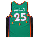 Camiseta Regata Jersey Supreme All Star Basketball Verde