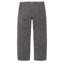 Calça Jeans Supreme Fuck Stitch Preta