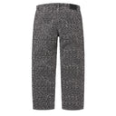 Calça Jeans Supreme Fuck Stitch Preta