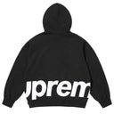 Agasalho Moletom Supreme Big Logo Com Zíper Preto