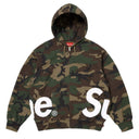 Agasalho Moletom Supreme Big Logo Com Zíper Camuflado (Woodland)