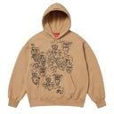 Agasalho Moletom Supreme Pitbulls Embroidered Marrom Claro