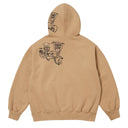 Agasalho Moletom Supreme Pitbulls Embroidered Marrom Claro