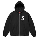 Agasalho Moletom Supreme S Logo Com Zíper Preto