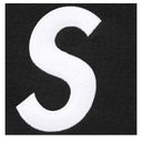 Agasalho Moletom Supreme S Logo Com Zíper Preto