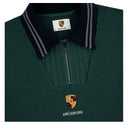 Agasalho Suéter Aimé Leon Dore x Porsche Jacquard Collar Com Meio Zíper Verde Escuro