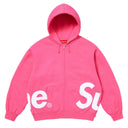 Agasalho Moletom Supreme Big Logo Com Zíper Rosa Magenta